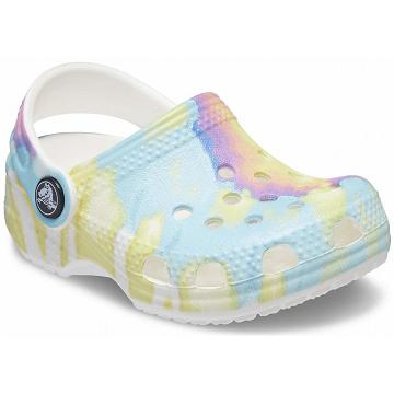 Crocs Littles™ Graphic Klumpa Fiú Fehér | HU 1388PJJQ